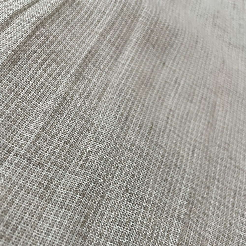Vintage Beige Linen Pleated Shorts - Picture 15 of 15